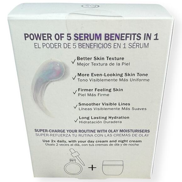 Olay Super Serum 30ml Niacinamide Collagen Peptide Vitamin C AHA NIB - Picture 2 of 6